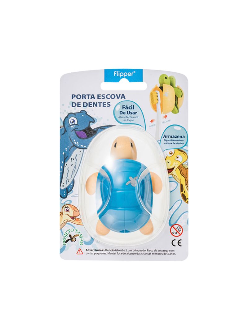Suporte-Para-Escova-Dental-Flipper-Com-1-Bichinho-Divertido