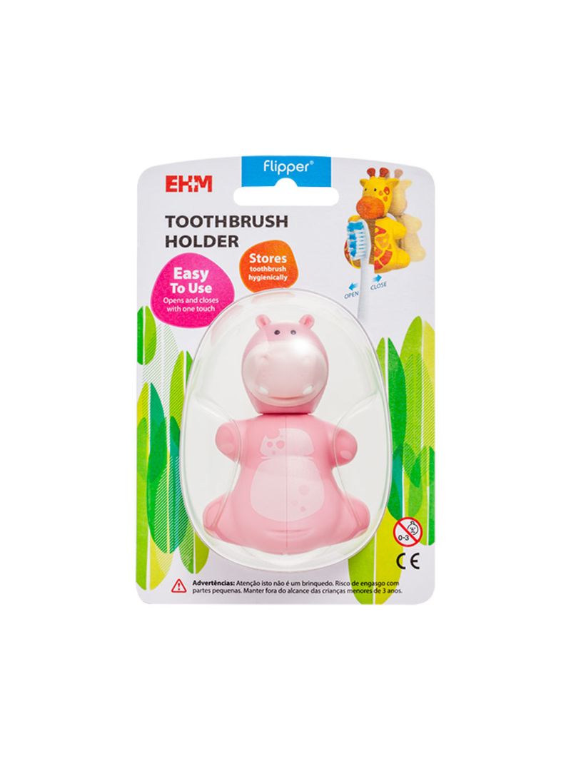 Suporte-Para-Escova-Dental-Flipper-Com-1-Bichinho-Divertido