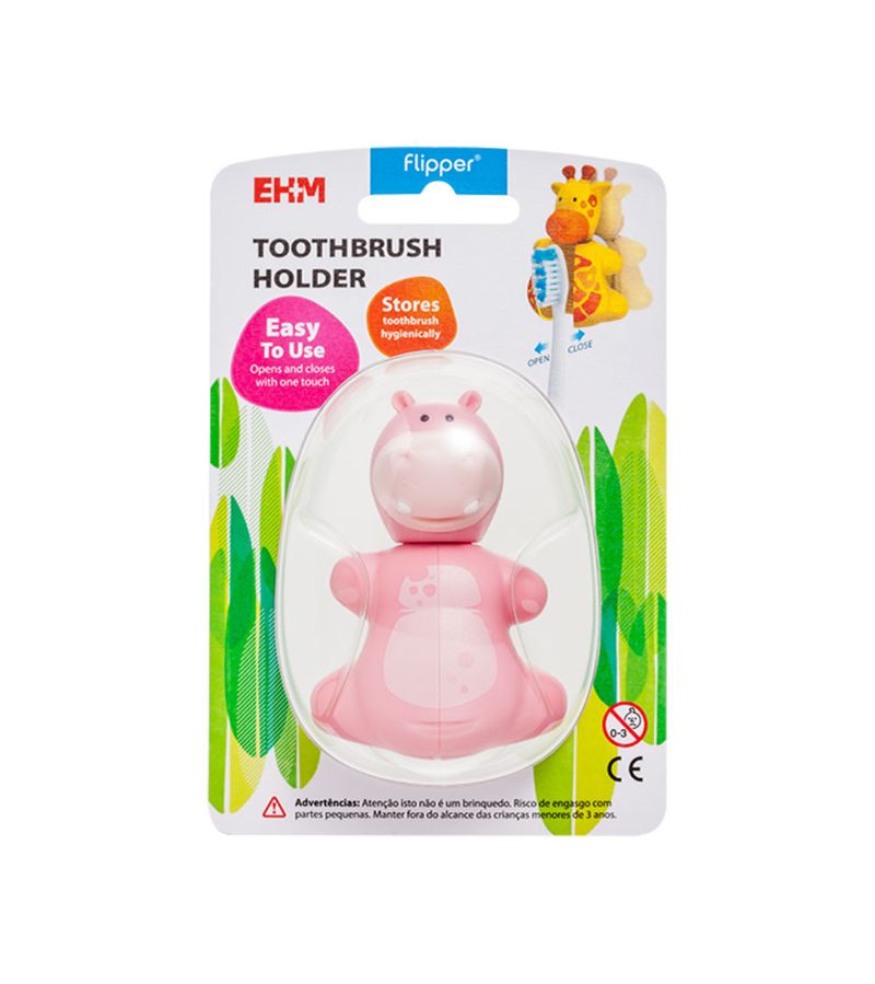 Suporte-Para-Escova-Dental-Flipper-Com-1-Bichinho-Divertido
