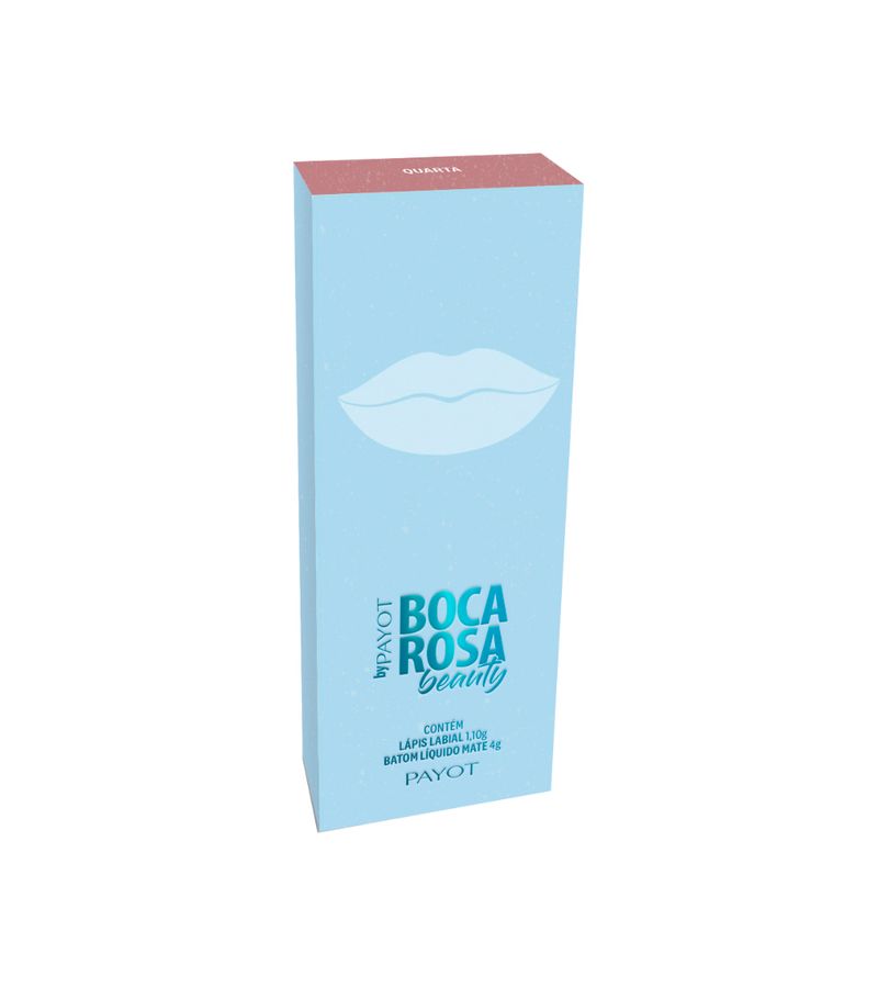 Batom-Payot-Liquido-Mate-E-Lapis-Para-Labios-Boca-Rosa-Quarta