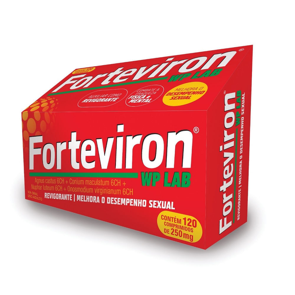 FORTEVIRON 250MG COM 120 COMPRIMIDOS - Drogaria Catarinense