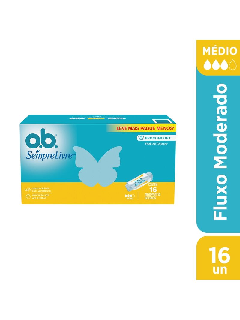 Absorvente-O.b.-Interno-Pro-Comfort-Medio-16-Unidades-Leve--Pague-