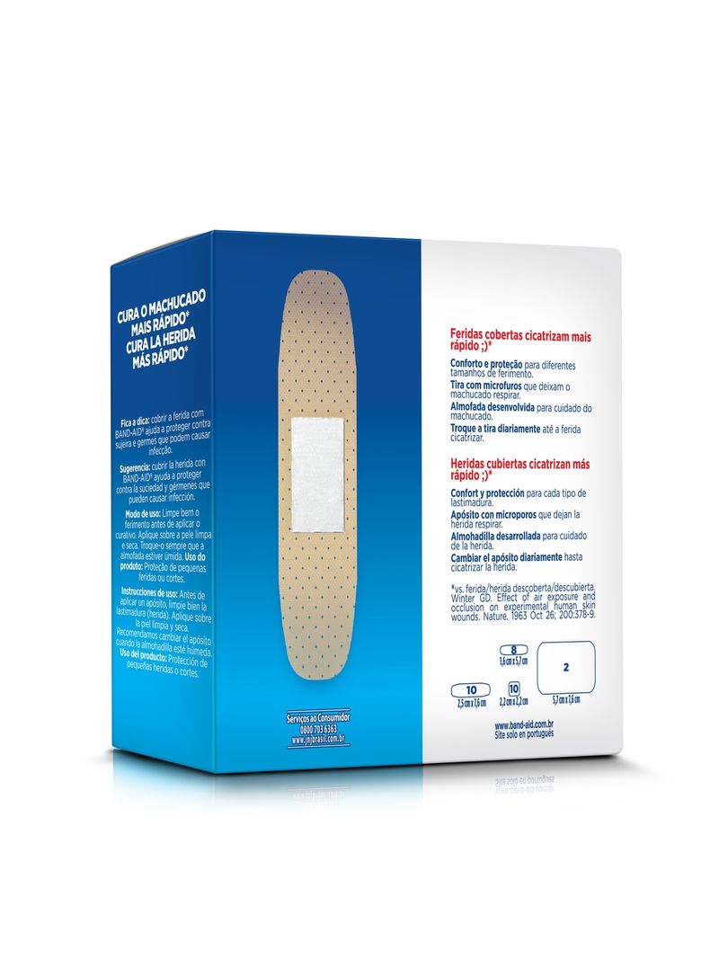 ivo-Band-aid-Com-30-Adesivos-Transparentes-Sortidos