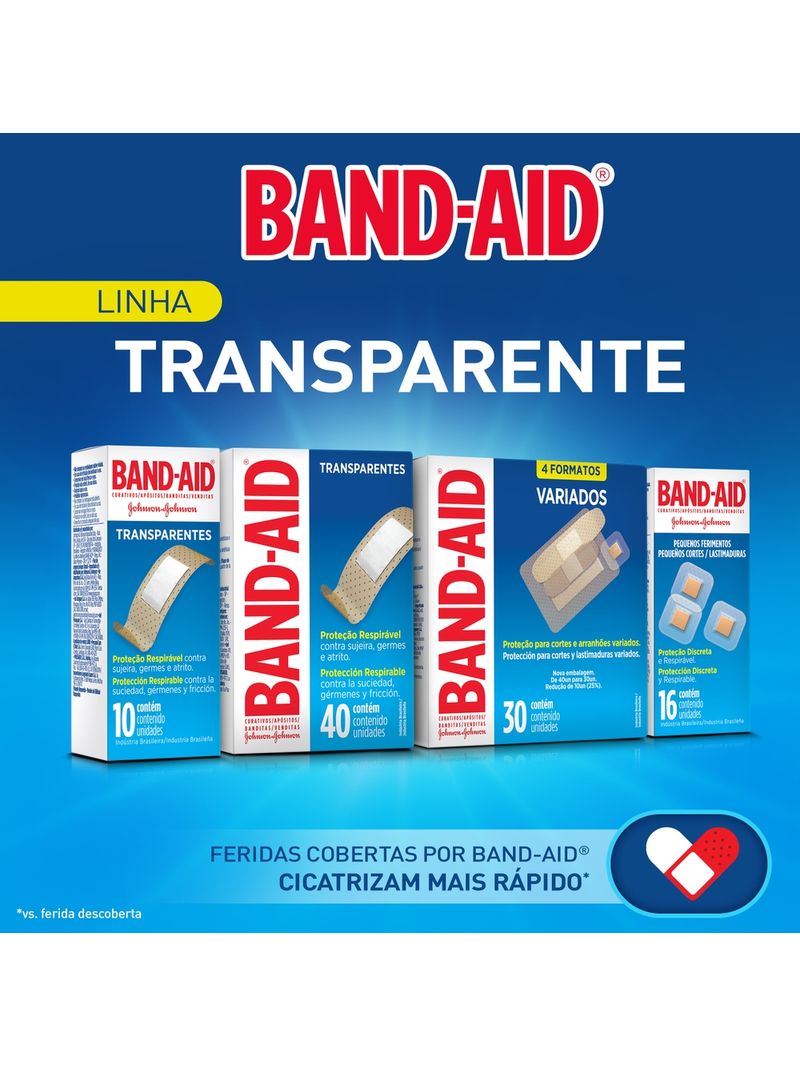 ivo-Band-aid-Com-30-Adesivos-Transparentes-Sortidos