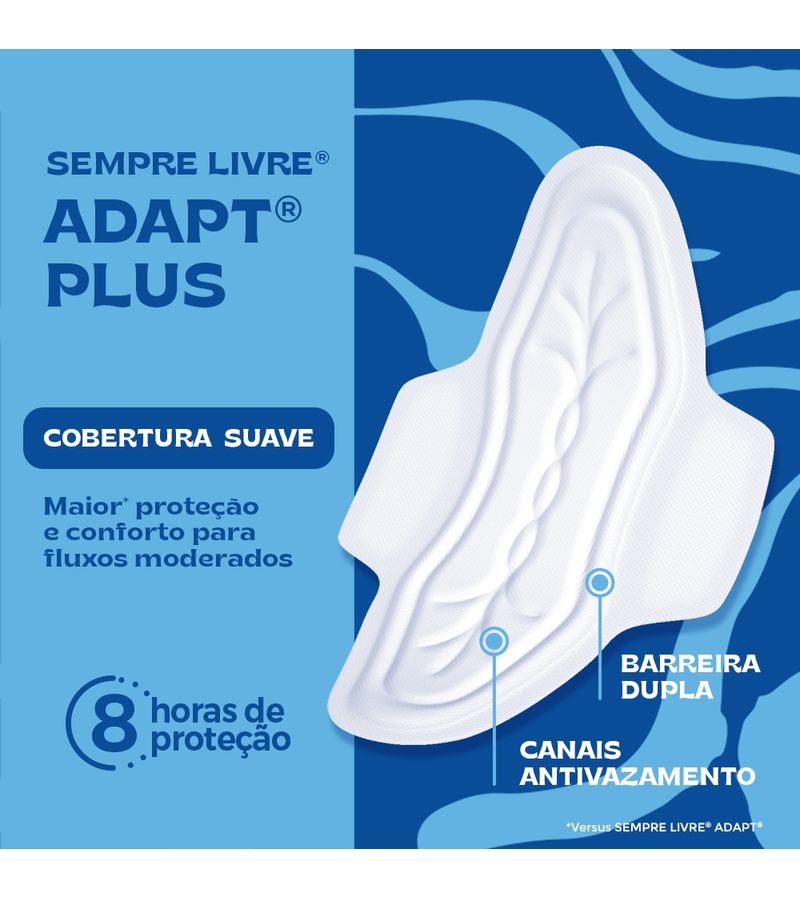 Absorvente-Sempre-Livre-Adapt-Plus-Suave-Com-Abas-32-Unidades
