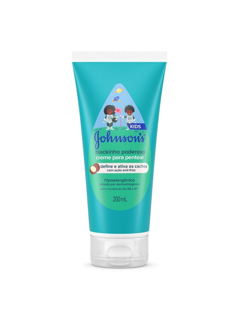 Creme-Para-Pentear-Johnson-Kids-200ml-Blackinho-Poderoso