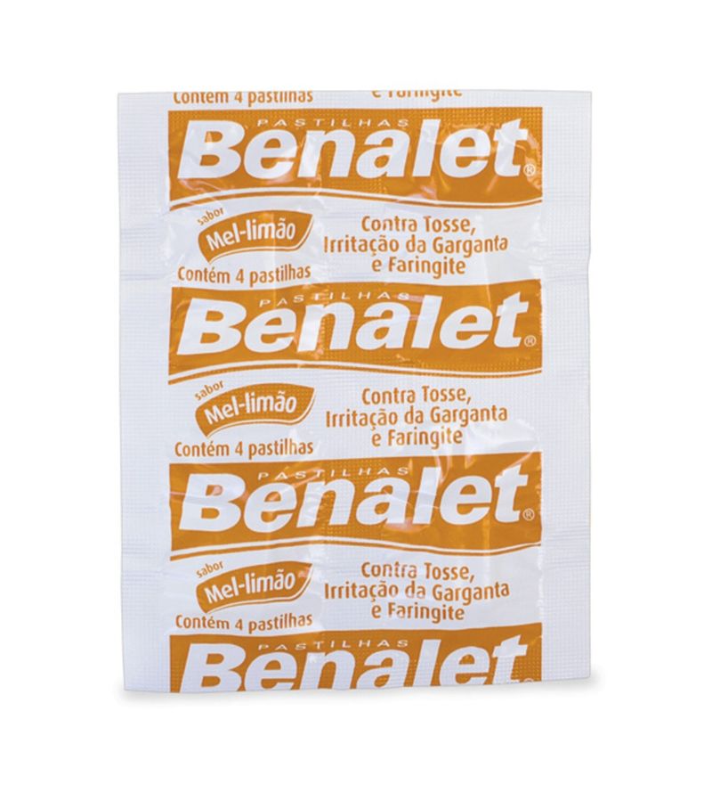 Benalet-Com-4-Pastilhas-Sabor-Mel-E-Limao
