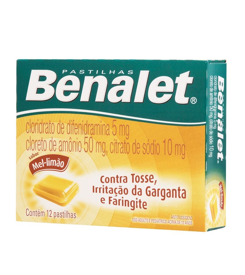 Benalet-Com-12-Pastilhas-Sabor-Mel-E-Limao