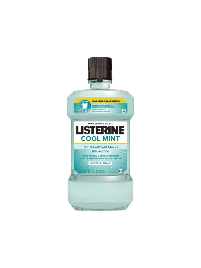 Enxaguante-Listerine-Bucal-1l-Leve---Pague---Coolmint-Suave-Especial
