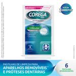Limpador-De-Dentatura-E-Aparelhos-Removiveis-Corega-Tabs-Com-6-Pastilhas--Efervescentes-3-Minutos