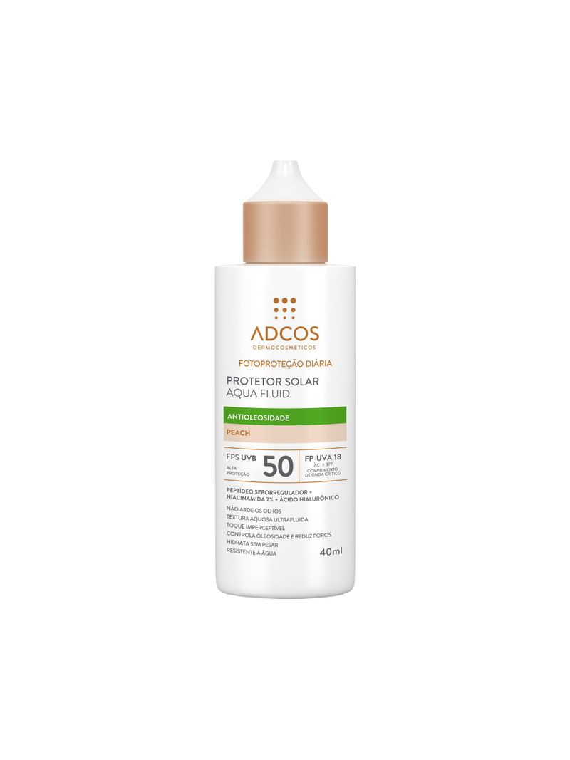 Protetor-Solar-Adcos-40ml-Fps50-Antioleosidade-Peach