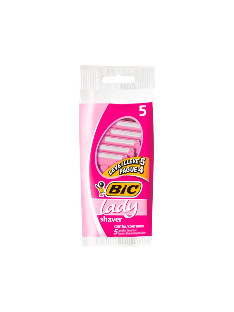 Aparelho-Bic-Depilatorio-Lady-Shaver-Descartavel-Leve-5-Pague-4-Especial