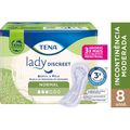 Absorvente Para Incontinência Urinária Tena Lady Discreet Normal 8  Unidades