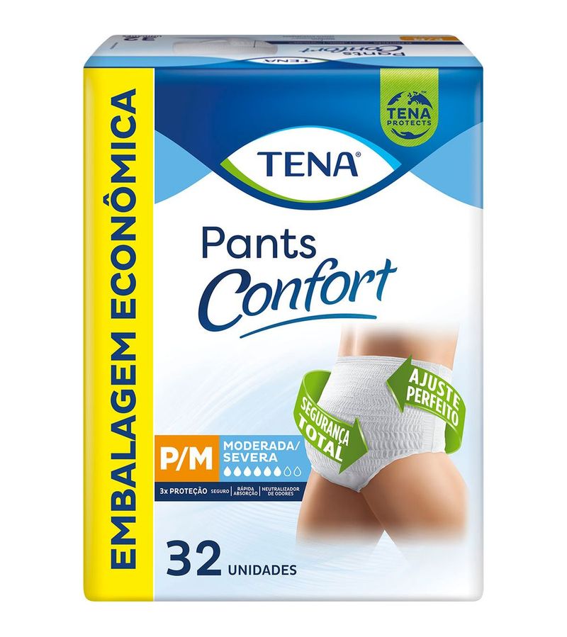 Roupa-Intima-Tena-Pants-Confort-P-m-32-Unidades