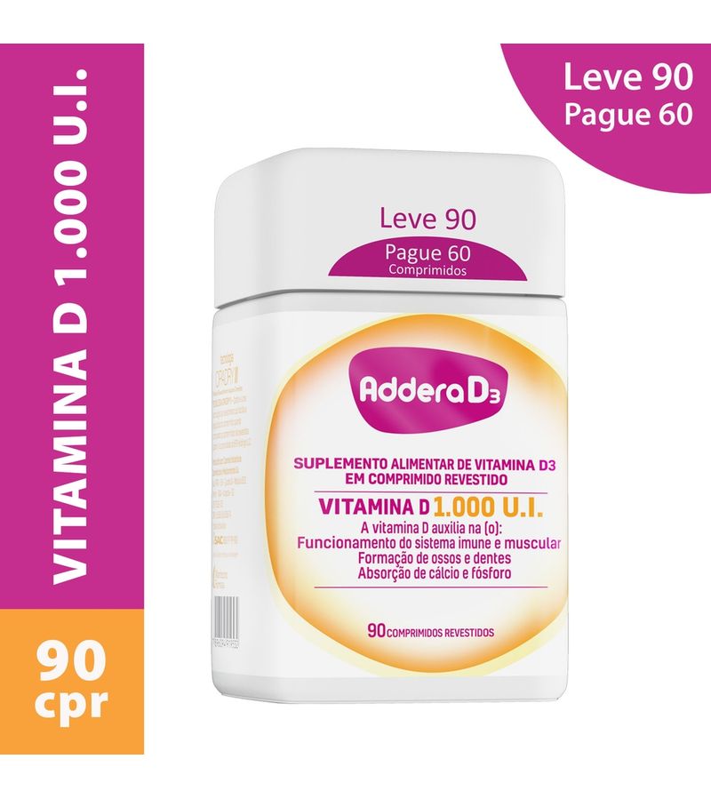 Addera-D3-Leve-90-Pague-60-Comprimidos-Revestidos-1000ui-Especial