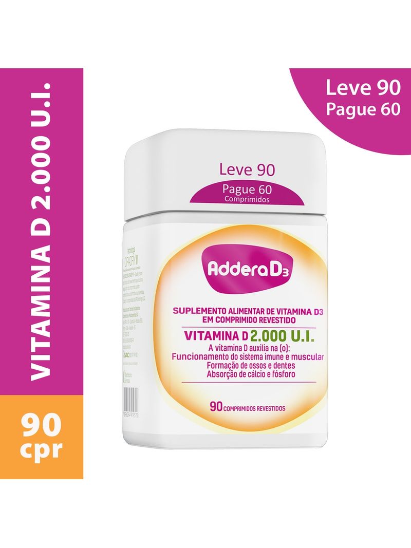 Addera-D3-Leve-90-Pague-60-Comprimidos-Revestidos-2000ui-Especial