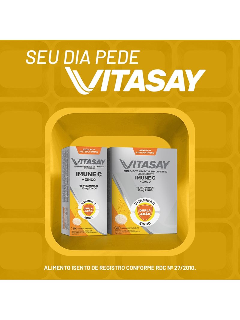 Vitasay-Imune-C-Ct-1-Tb-10cp-Ef
