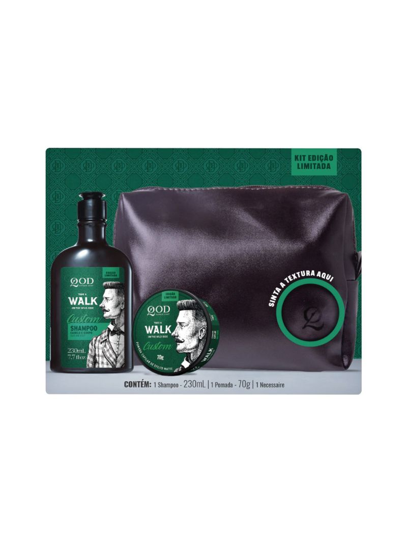 Shampoo-Barber-Shop-Walk-Custom-Qod-230ml-70gr-Pomada-necessaire