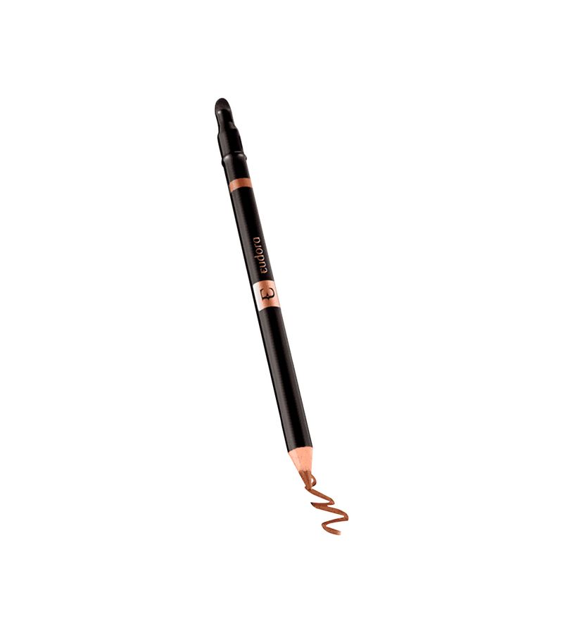 Lapis-Para-Olhos-Eudora-Glam-11gr-Marrom-Intenso-Com-Esfumador
