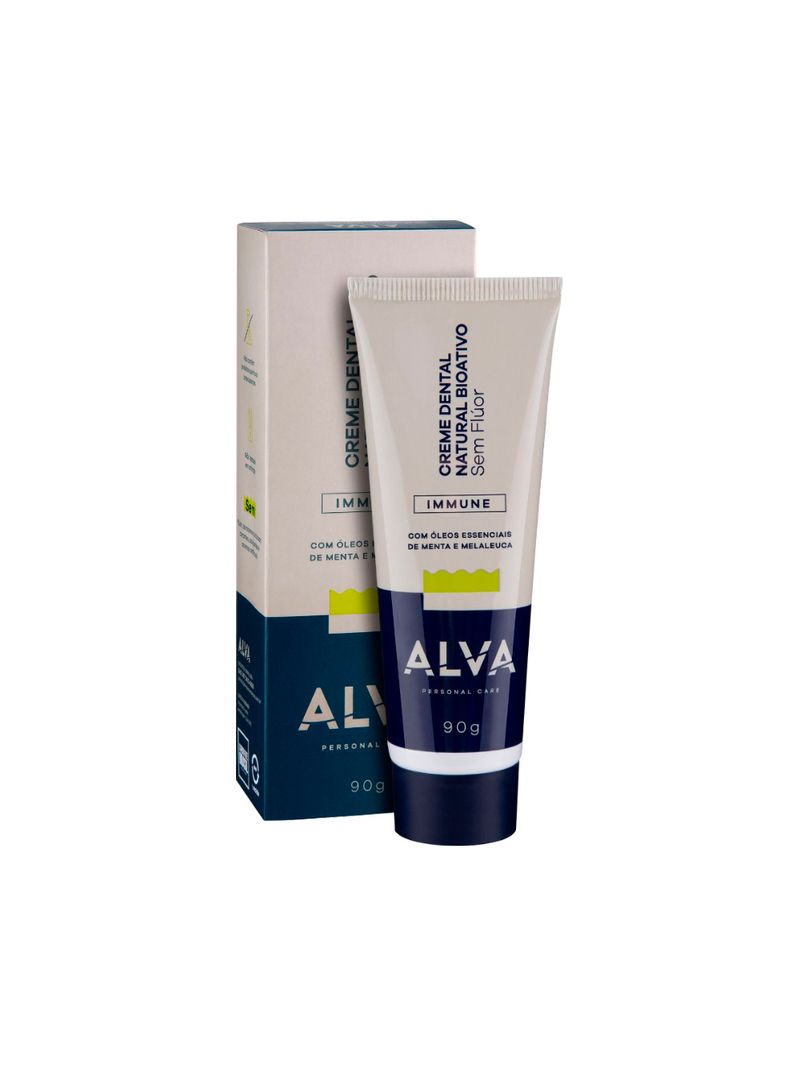 Creme-Dental-Alva-Bioativo-90gr-Immune