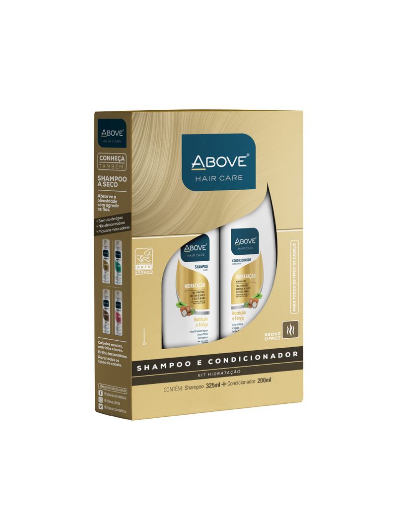 Shampoo-condicionador-Above-Hair-Care-325ml-200ml-Hidratacao