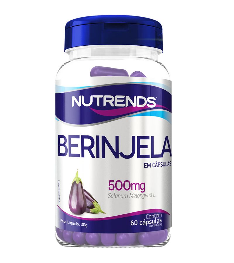 Berinjela-Nutrends-500mg-Com-60-Capsulas