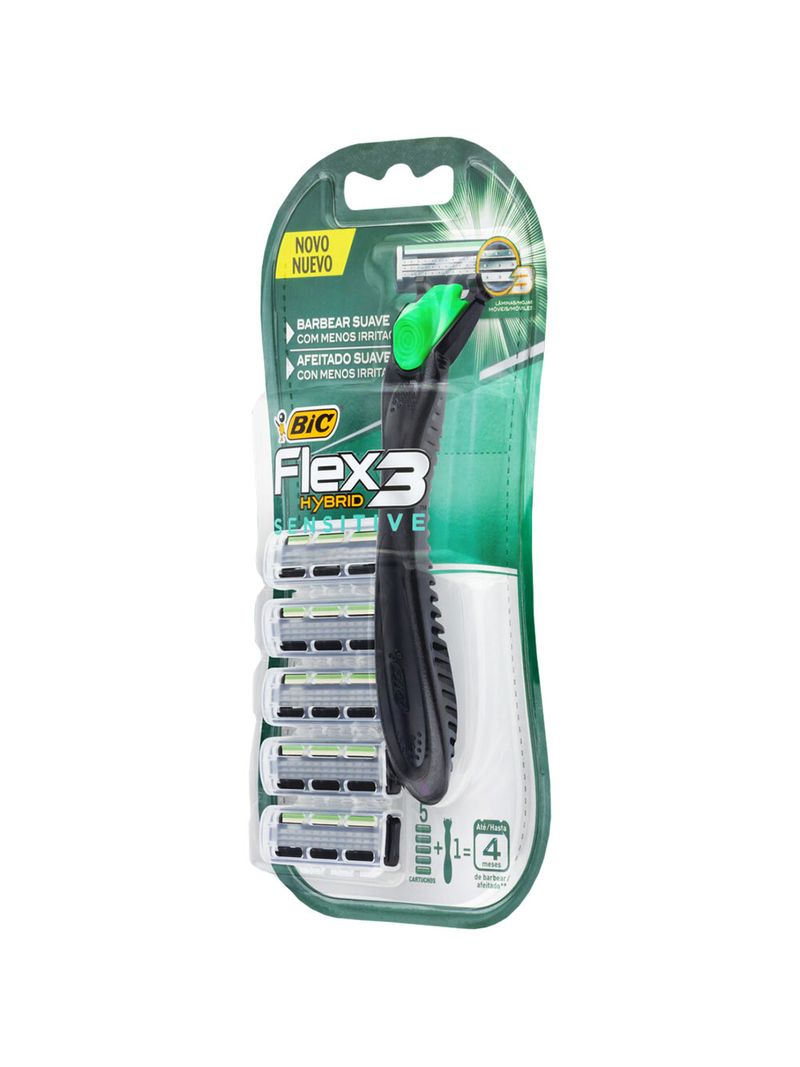 Aparelho--lamina-Bic-Flex3-Com-1-5-Hybrid-Sensitive