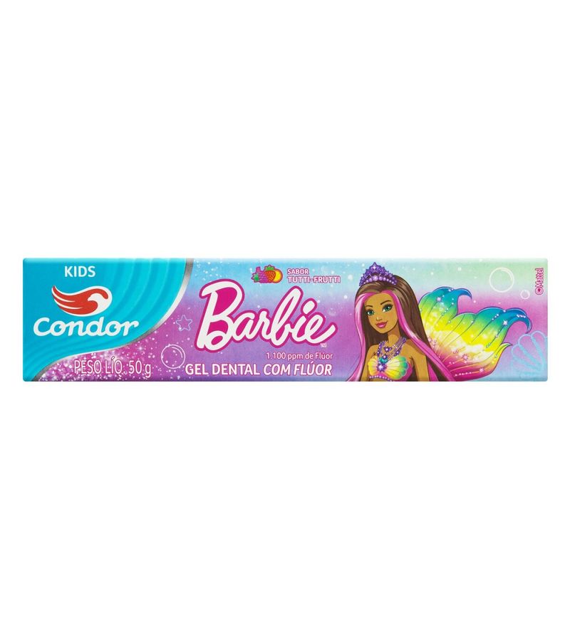 Gel-Dental-Condor-Barbie-Kids-50gr-Tutti-frutti