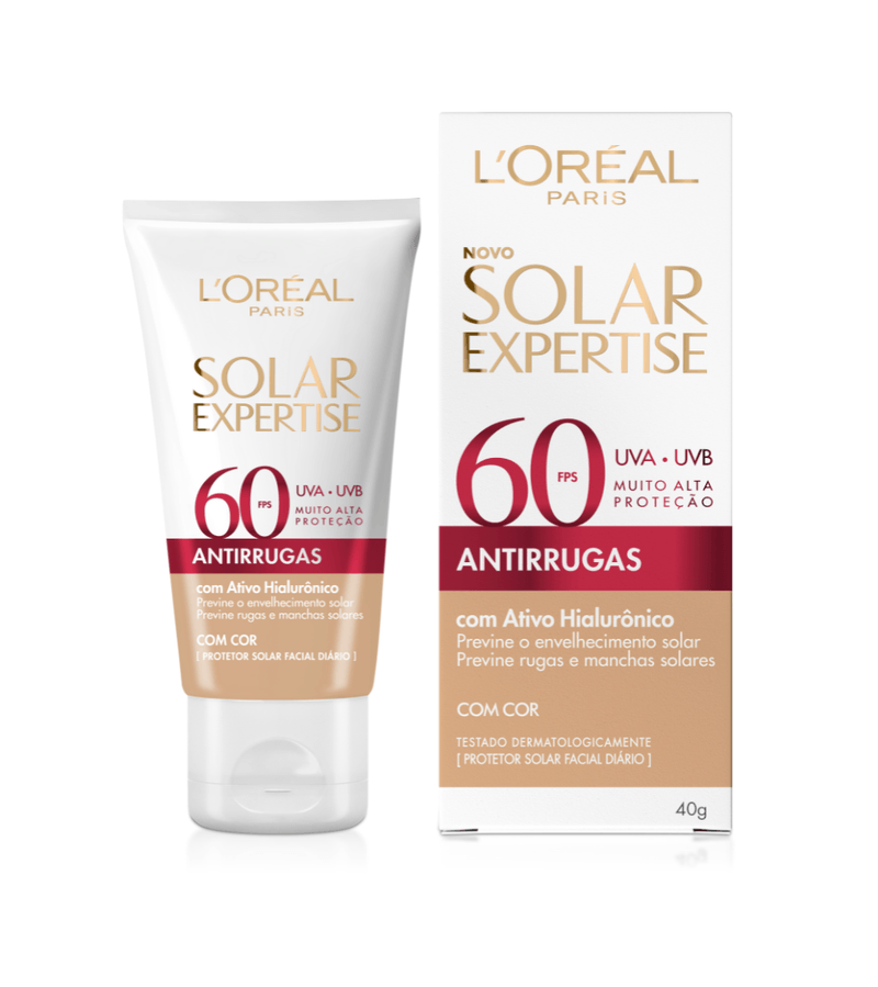 Protetor-Solar-Loreal-Expertise-40gr-Fps60-Antirrugas-Com-Cor