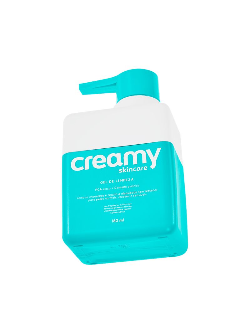 Creamy-Skincare-Gel-Para-Limpeza-180ml-Pump