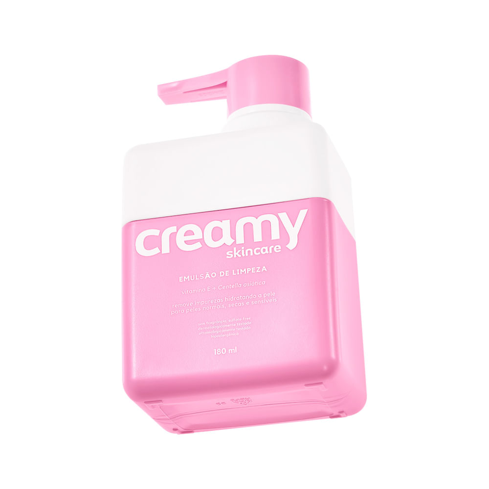 Creamy♡melon CREAMY SKINCARE EMULSAO PARA LIMPEZA 180ML PUMP - Drogaria Catarinense