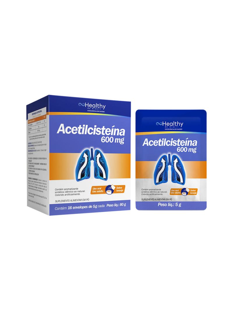 Acetilcisteina-Healthy-Do-Brasil-Com-16x5gr-Envelopes-600mg