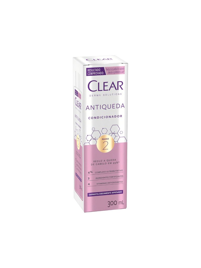 Condicionador-Clear-Derma-Solutions-Antiqueda-300ml-Passo-2