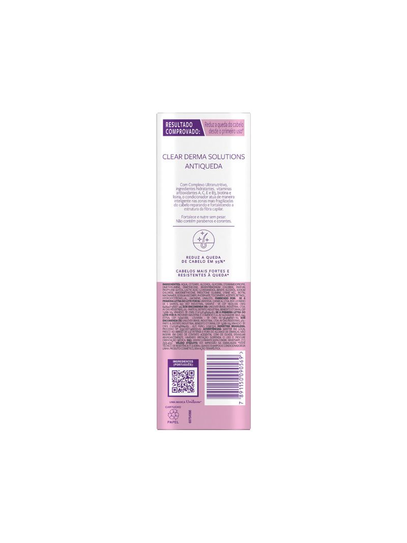 Condicionador-Clear-Derma-Solutions-Antiqueda-300ml-Passo-2