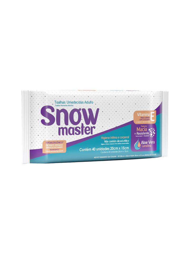 Toalha-Umedecida-Snow-Master-Com-40-Unidades