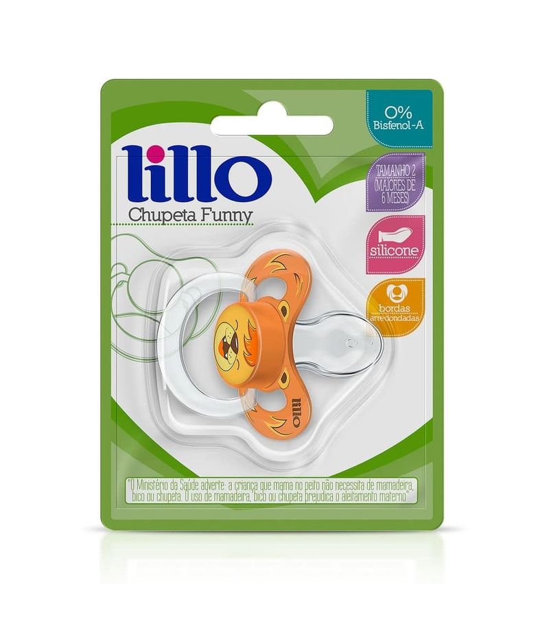 Chupeta-Lillo-Funny-Animais-Tam.2-Leao