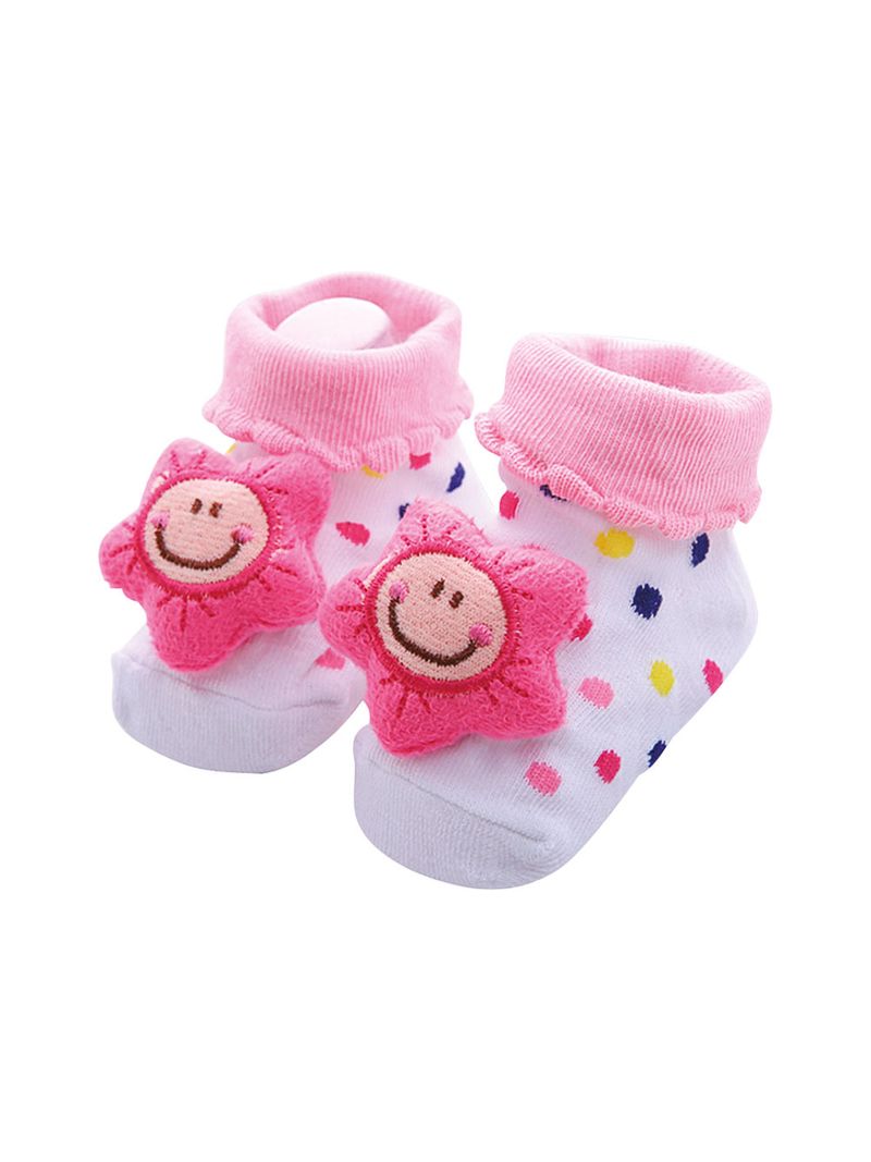 Meia-Adoleta-Bebe-Com-1-Par-Florzinha-Branca
