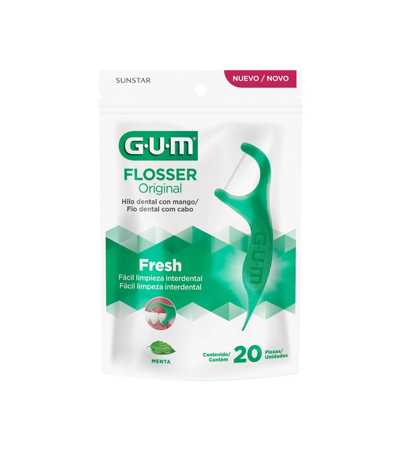 Fio-Dental-Gum-Flosser-Com-20-Com-Cabo-Fresh