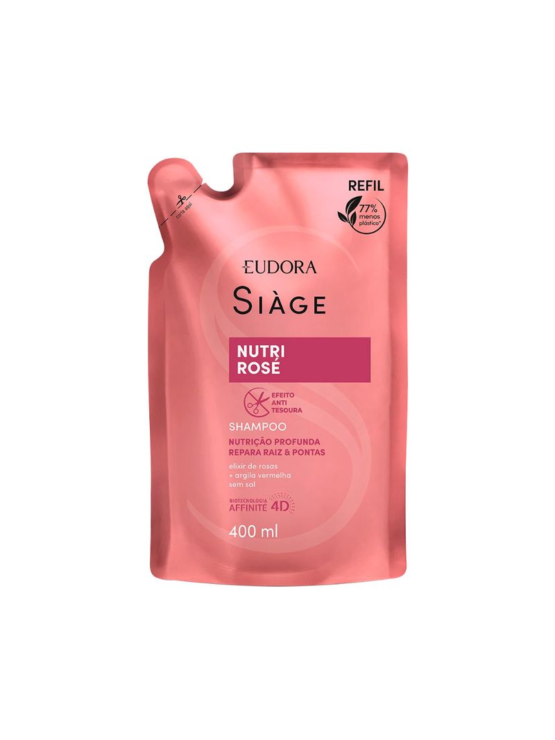 Shampoo-Siage-400ml-Nutri-Rose-Refil