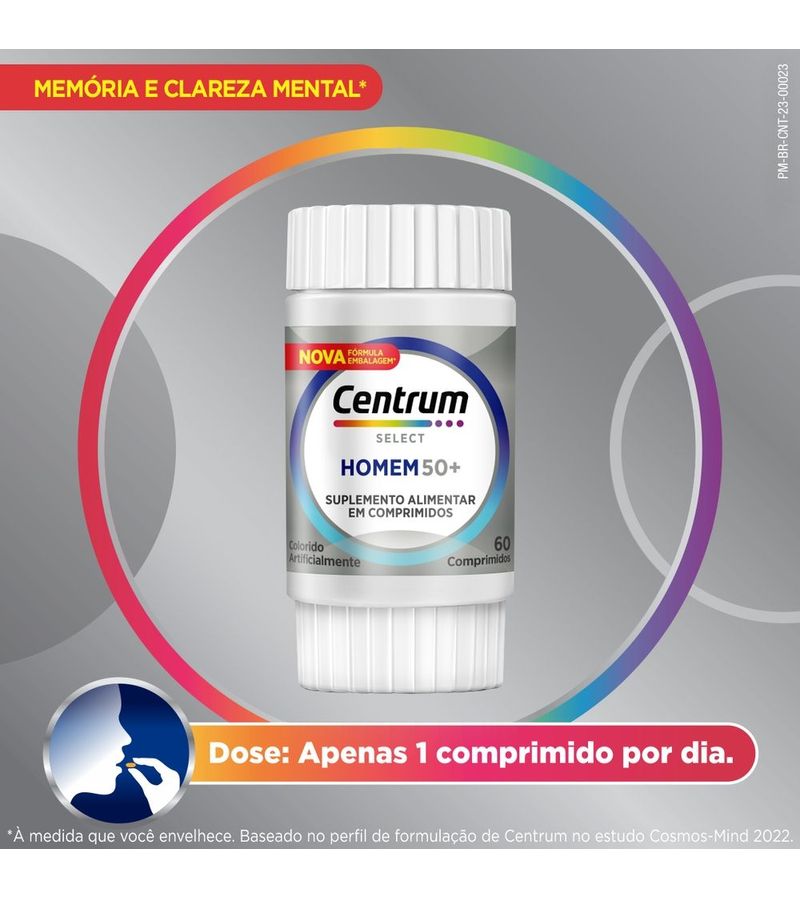 Centrum-Select-Suplemento-Vitama«nico-Homem-50---Vitaminas-De-A-A-Z--60--Comprimidos