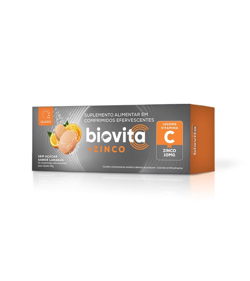 Biovita-Zinco-1g-Com-10-Comprimidos-Efervescentes