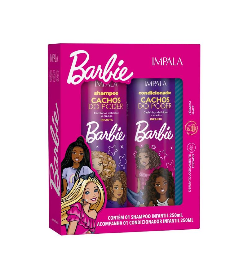 Shampoo-condicionador-Impala-Barbie-250ml-250ml-Cachos-Do-Poder