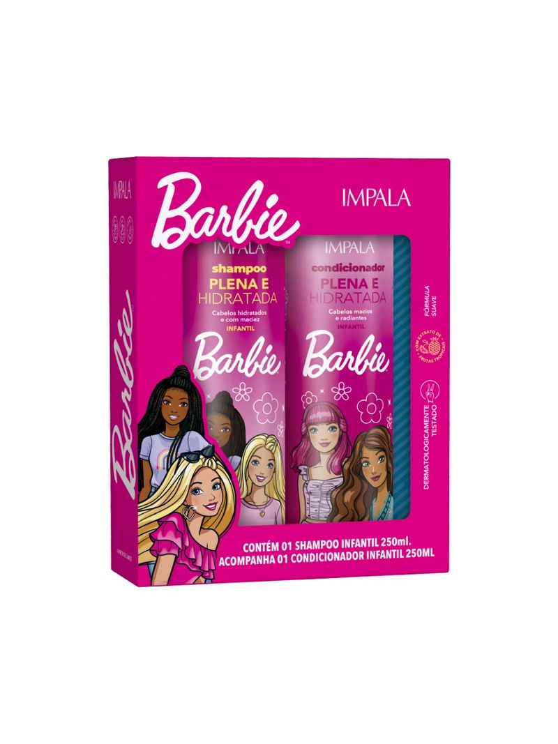 Shampoo-condicionador-Impala-Barbie-250-250ml-Plena-E-Hidratada