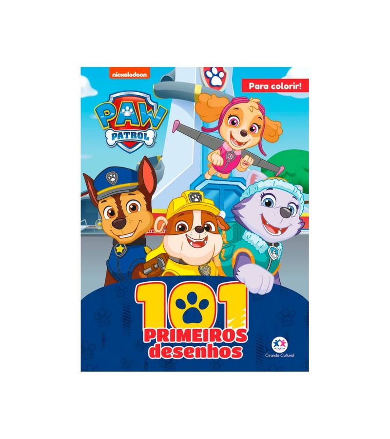 Livro-Patrulha-Canina-Com-1-101-Primeiros-Desenhos