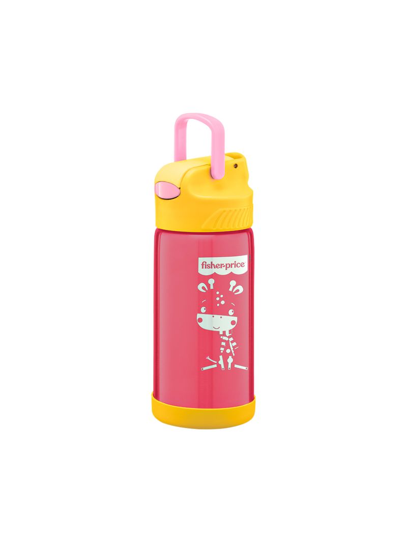 Copo-Termico-Fisher-Price-400ml-Com-Canudo-Rosa