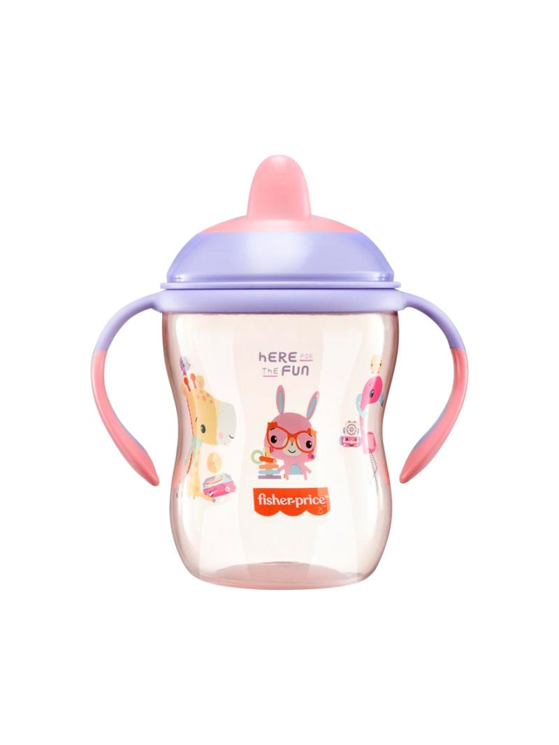 Copo-De-Treinamento-Fisher-Price-270ml-Semi-rigido-Rosa---Enter-