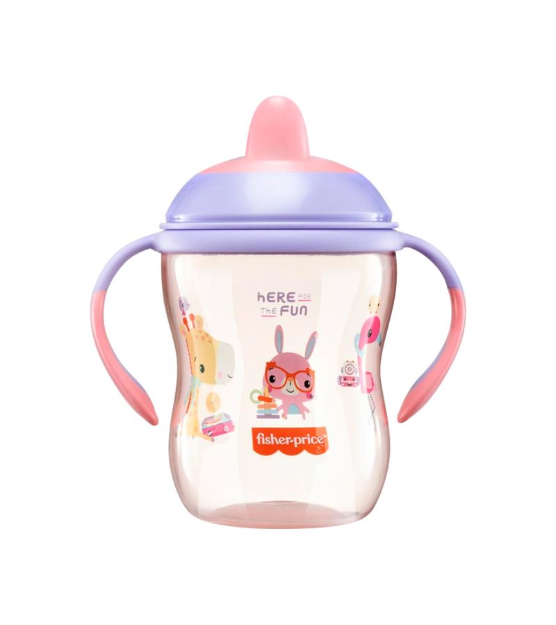 Copo-De-Treinamento-Fisher-Price-270ml-Semi-rigido-Rosa---Enter-