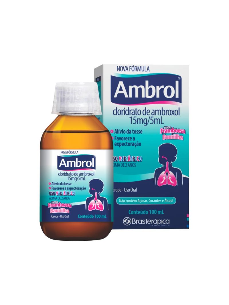 Ambrol-100ml-Xarope-Infantil-15mg-5ml-Framboesa-E-Baunilha