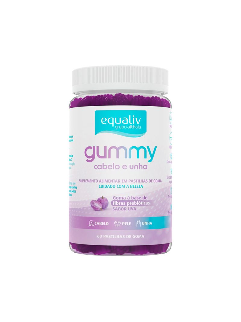 Equaliv-Gummy-Com-60-Gomas-Cabelo-Unha-Uva