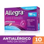 Antialergico-Allegra®-180mg-Com-10-Comprimidos